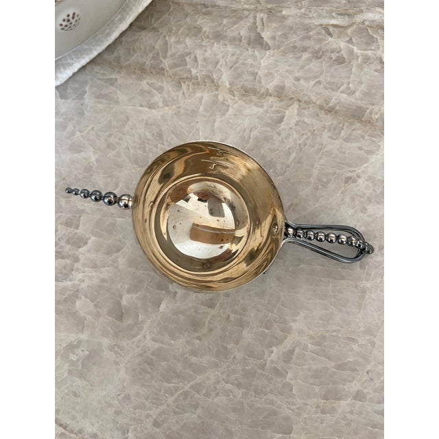 Mid-Century Modern Mid 20th Century Napier "Bottoms Up" Silver-Plate Jigger - Art Deco Barware For Sale - Image 3 of 5