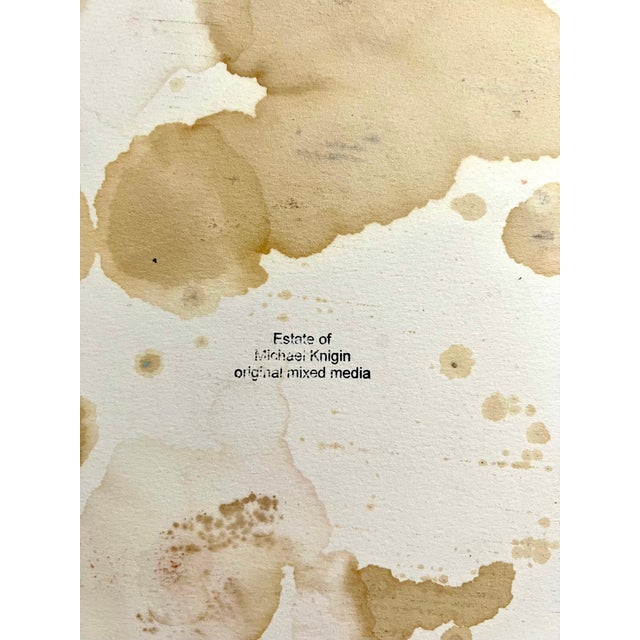 Michael Knigin, MIchael Knigin Abstract Pop Art Surrealism Acrylic Painting For Sale - Image 4 of 9