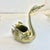 1970s 1970s Vintage Hollywood Regency Coastal Brass Swan Planter. For Sale - Image 5 of 12