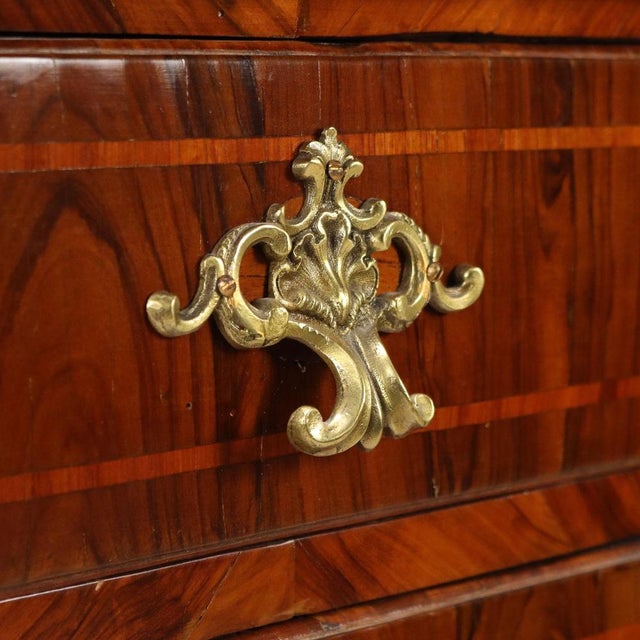 Antique Baroque Rosewood Bedside Table, 18th Century For Sale - Image 5 of 9