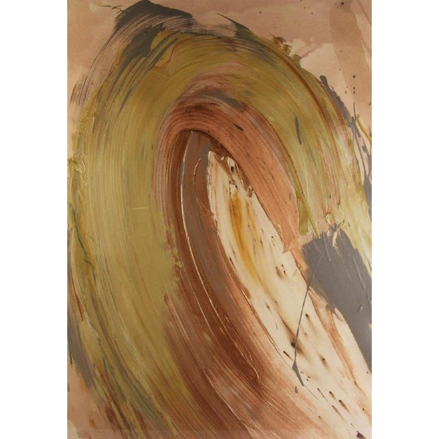 Francine Tint, Contemporary Gestural Abstraction Color Field Painting Woman Artist Metallic Art, 1987 For Sale - Image 13 of 15