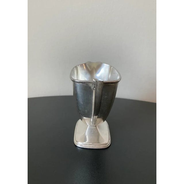 Pairpoint Silver Company Vintage Art Deco Silver Creamer Pitcher by Pairpoint For Sale - Image 4 of 12