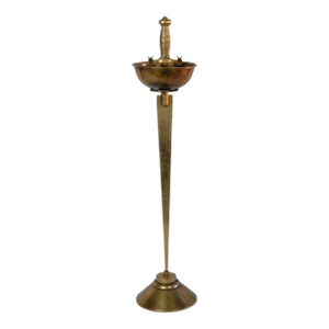 Art Deco French Lounge Club Bronze Sword Ashtray Stand