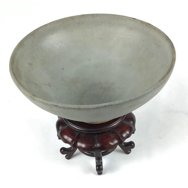 Early 20th Century bowl of Chinese artisan work fired with the oxidation process using copper to create the beautiful hues...