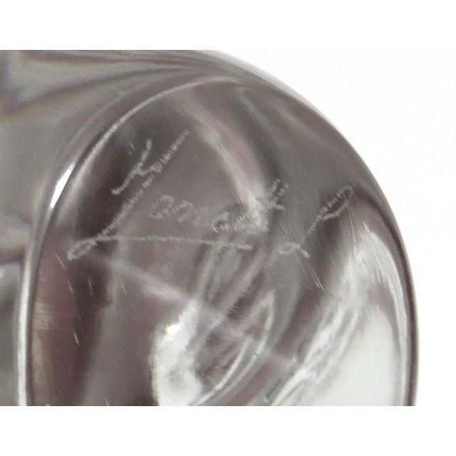 1960s Licio Zanetti Murano Clear Glass Fish Sculptures - A Pair For Sale - Image 10 of 10