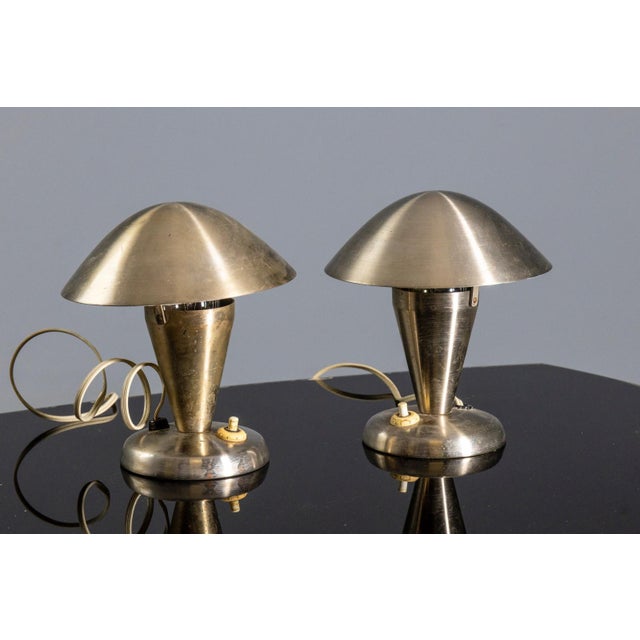 Chrome Table Lamps by Vladimír Havel for Kovona, 1960s, Set of 2 For Sale - Image 6 of 7