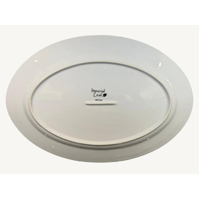 Vintage Imperial Leaf Tobacco Leaf 14" Oval Serving Platter Beautiful large oval serving platter in the discontinued...