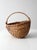Farmhouse Vintage Handmade Buttocks Basket For Sale - Image 3 of 12