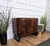 Metal Mid-Century Italian Art Deco Style Walnut Burl and Mirror Mosaic Dry Bar Cabinet by Paolo Buffa, 1940s For Sale - Image 7 of 10