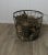 Industrial Vintage Industrial Iron Log Basket, 1920s For Sale - Image 3 of 8