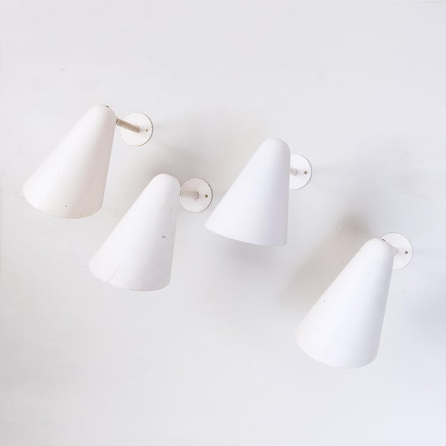 Adjustable Wall Lamps by Louis Poulsen, Denmark, 1960s, Set of 2, in Good conditions. Designed 1960 to 1969 Up to 250V...