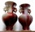 Pair of Early 1900s Sang De Boeuf Vases With Copper Rings For Sale - Image 9 of 10