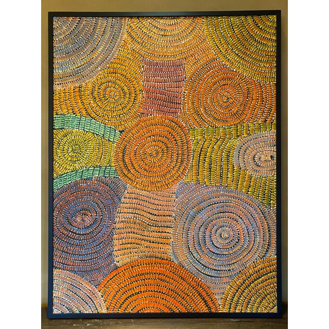 Abstract Original Painting of Tropical Nature, Framed For Sale In Atlanta - Image 6 of 6