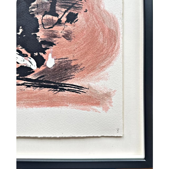 Emil Schumacher, Original Terragraph from the Book of Genesis, 1998, No. 8 For Sale - Image 4 of 6