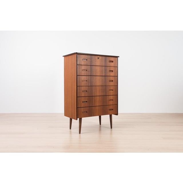 Mid-Century Modern Scandinavian Teak Chest of Drawers, 1960s For Sale - Image 3 of 9