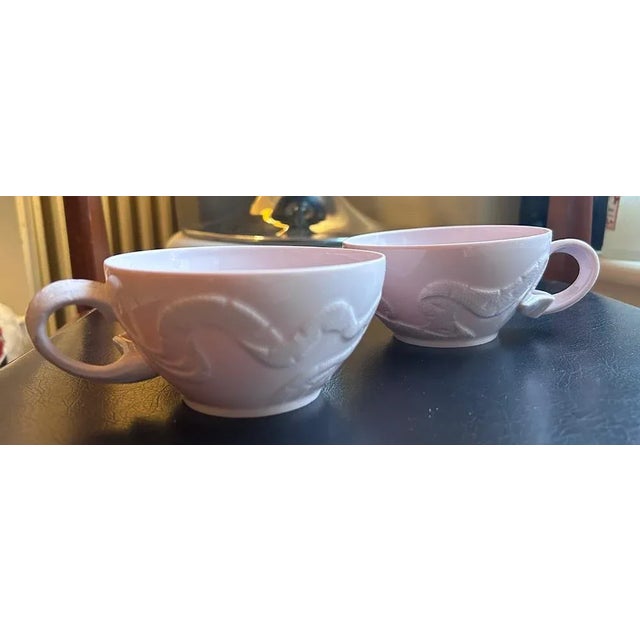 Haviland Porcelain Teacups, Set of 2 For Sale - Image 3 of 10