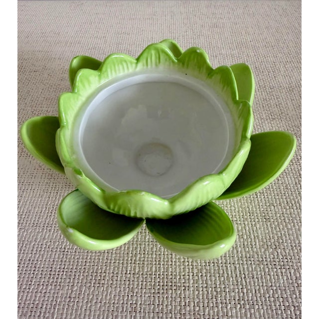 Vintage Italian Artichoke Lidded Bowl For Sale - Image 9 of 12