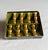 Vintage Hollywood Regency Gilt Bamboo Corn Holders Set of 8 For Sale - Image 9 of 11