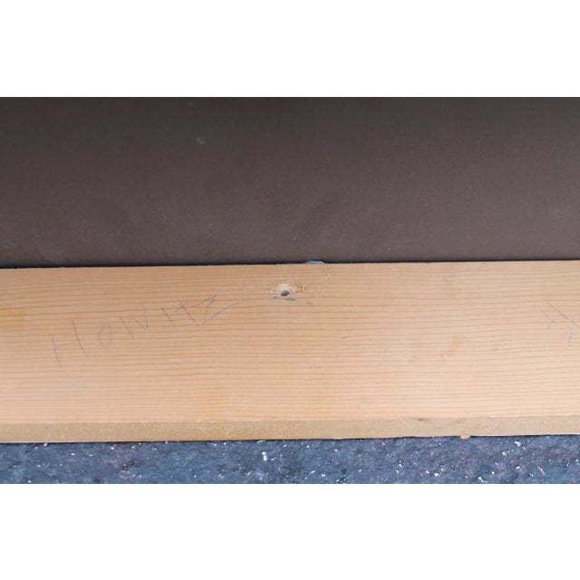 Metal 1970's Modern Entryway Hanging / Floating Beveled Mirrored Console Shelf For Sale - Image 7 of 10