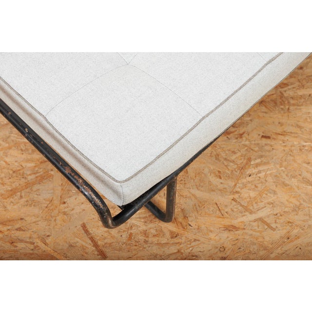 Daybed with Black Lacquered Steel Tubing For Sale - Image 10 of 16