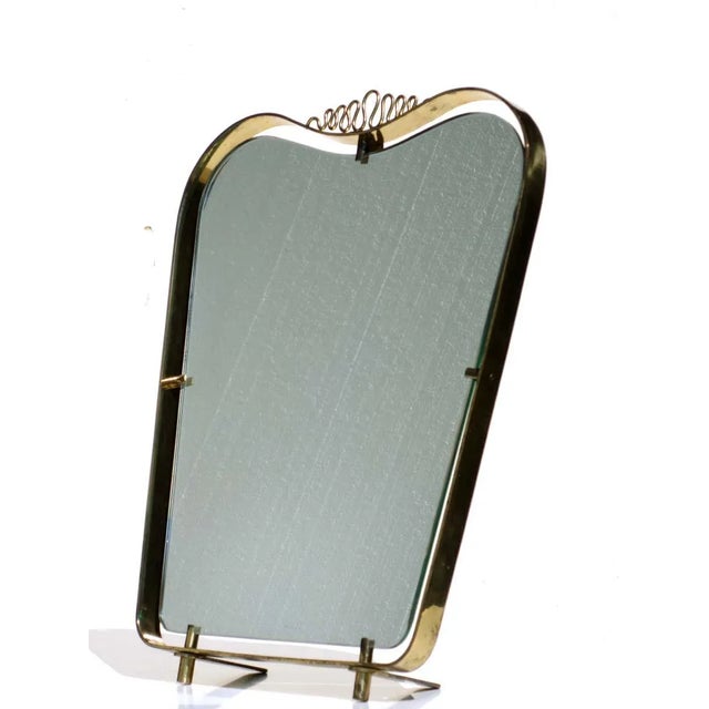 Serpentina Table Mirror, 1950s For Sale - Image 9 of 9