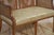 Painted Satinwood and Caned Settee, 1890s For Sale - Image 4 of 10