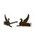 Metal 19th Century Bronze and Wrought Iron Andirons Featuring Griffins, 1880, Set of 2 For Sale - Image 7 of 14