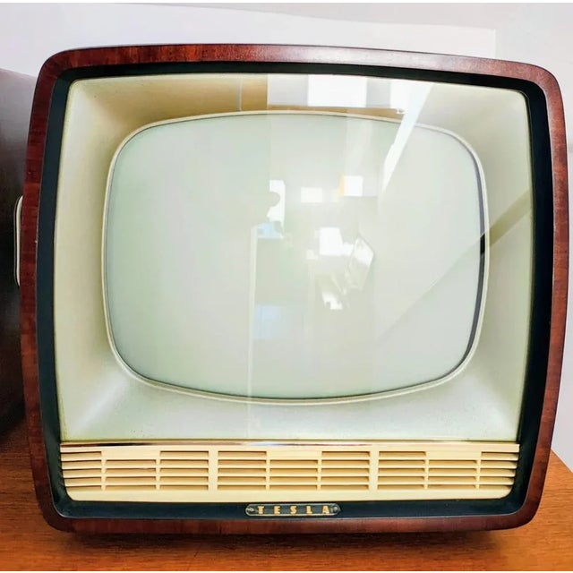TV from TESLA, Czechoslovakia, 1960s, Set of 2 For Sale - Image 10 of 14