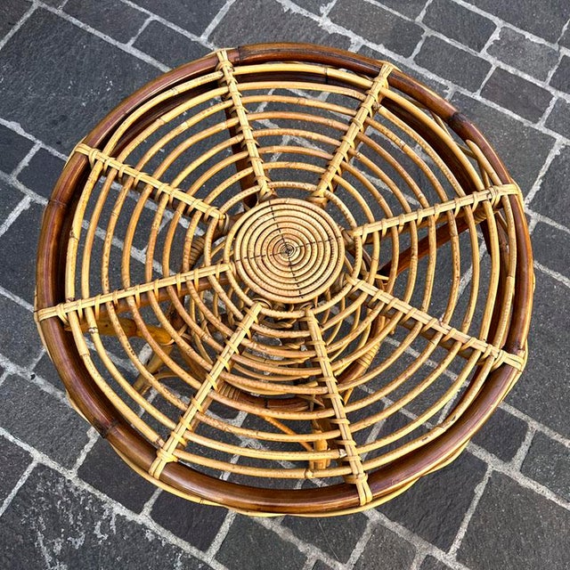 Bamboo Coffee Table and Chairs, 1960s, Set of 3 For Sale - Image 12 of 15