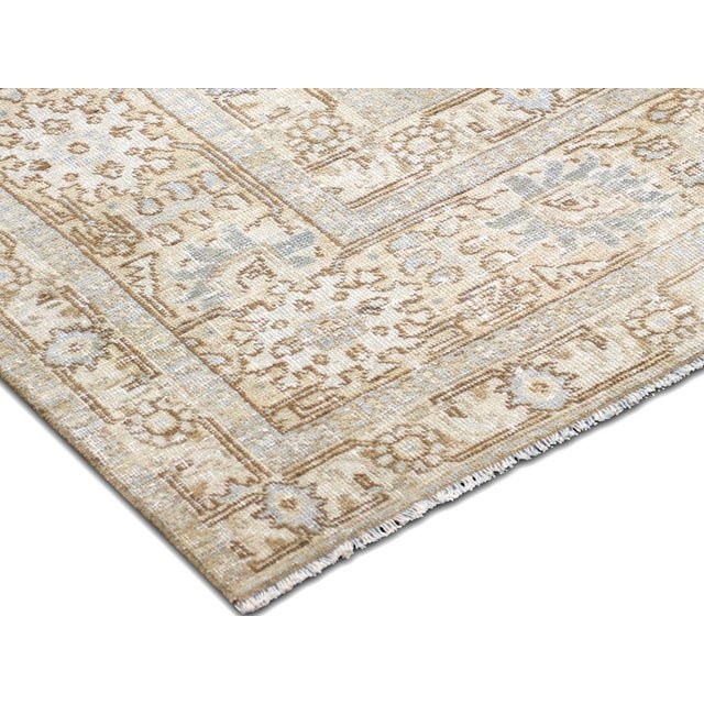 Transitional 1940s Persian Tabriz Rug For Sale - Image 3 of 6