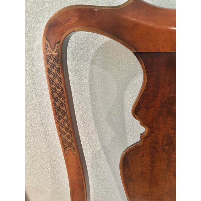 Late 20th Century Late 20th Century Queen Anne Armchair Attributed to Drexel Heritage For Sale - Image 5 of 12