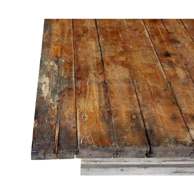 Large 19th Century Pine Work Table, 1890s For Sale - Image 5 of 13