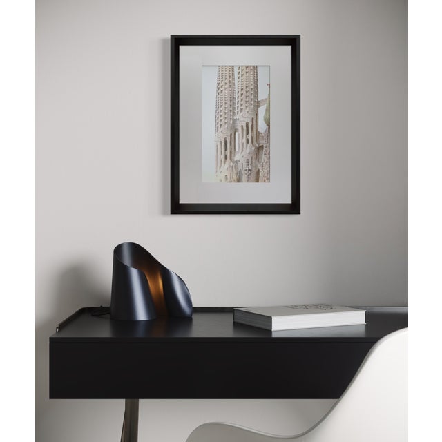 Frank Lloyd Wright Antoni Gaudi Lithograph Limited Ed. "La Sagrada Familia" ~ Frame Included For Sale - Image 4 of 4