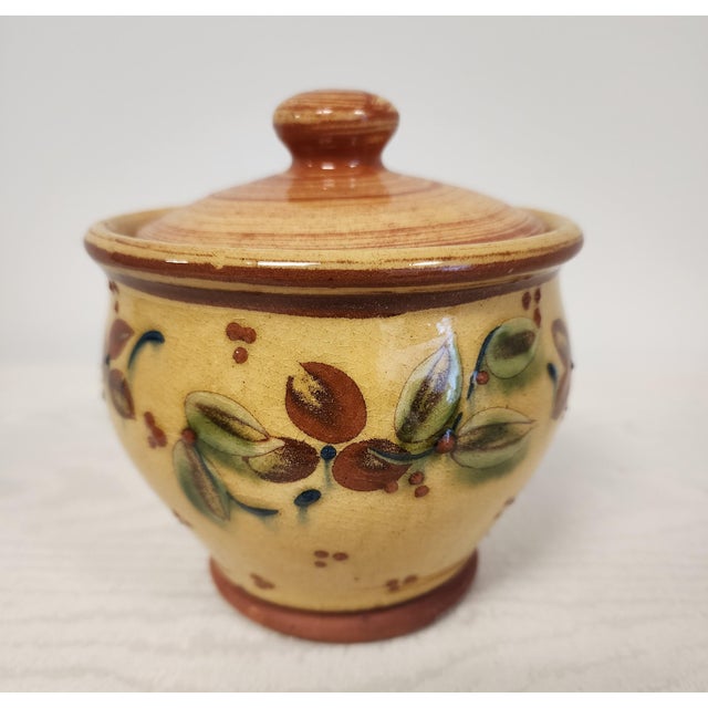 Farmhouse Late 20th Century Terre E Provence Style Terra Cotta Platter and Accessories - 8pcs For Sale - Image 3 of 16