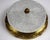 Brass and Crystal Glass Three-Light Ceiling Lamp from Kaiser, 1940s For Sale - Image 9 of 13