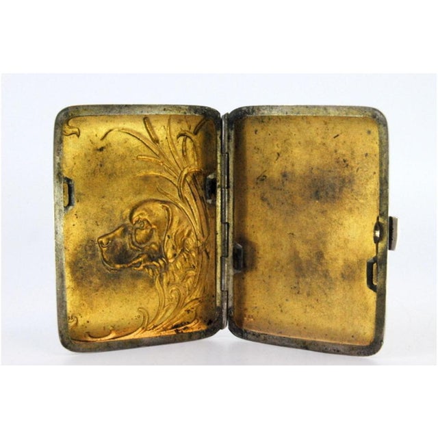 Silver Cigarette Case with Art Nouveau Reliefs For Sale - Image 5 of 8