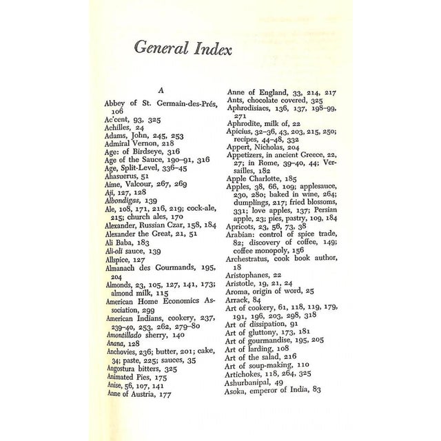 White "Cooks, Gluttons & Gourmets: A History of Cookery" 1962 Wason, Betty For Sale - Image 8 of 9
