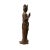 This is a wooden Guan Yin Tara Bodhisattva Avalokitesvara statue carved from solid wood with a light brown stain finish....