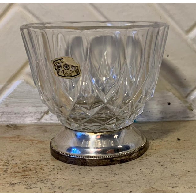 Mid-Century Modern Vintage Val St. Lambert Cut Crystal Bud Vase For Sale - Image 3 of 8