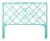 Coastal Darien Headboard King - Turquoise For Sale - Image 3 of 3