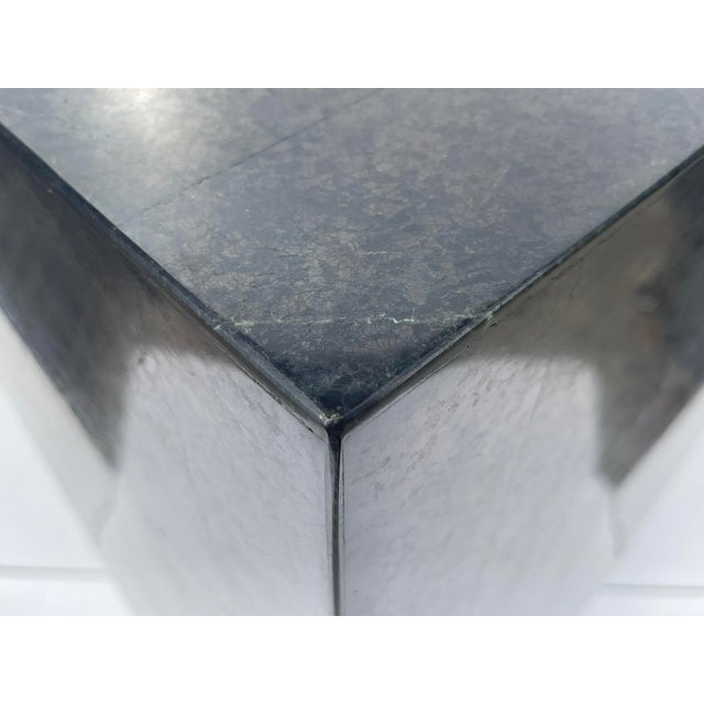 Tessellated Stone Pedestal by Marquis Collection of Beverly Hills, Usa 1990s For Sale - Image 14 of 18