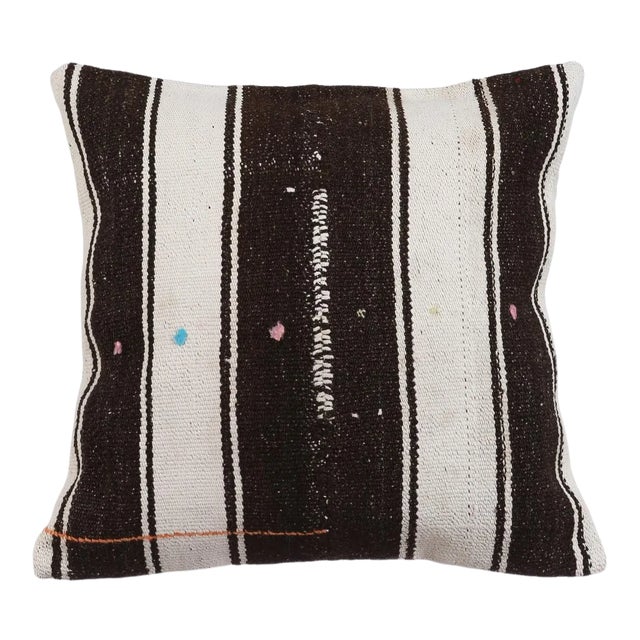 Striped Kilim Pillow Cover For Sale