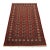 Bokhara Rug 4’1” X 6’5” Red Wool Tribal Hand-Knotted Oriental Carpet For Sale