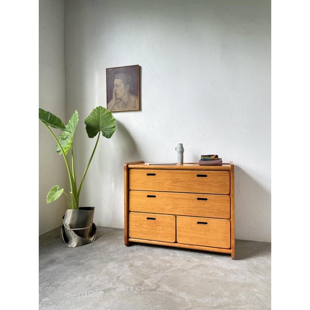 Yellow Pine Chest of Drawers Drawers, 1980s For Sale - Image 4 of 18