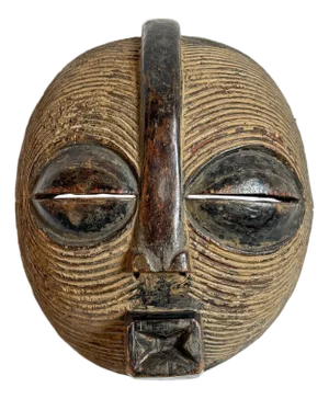 Old Antique Luba Kifwebe Mask
