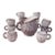 1970s c.a.s. Vietri Fat Lava Ceramic Mug and Pitcher Set, 12 Pieces For Sale