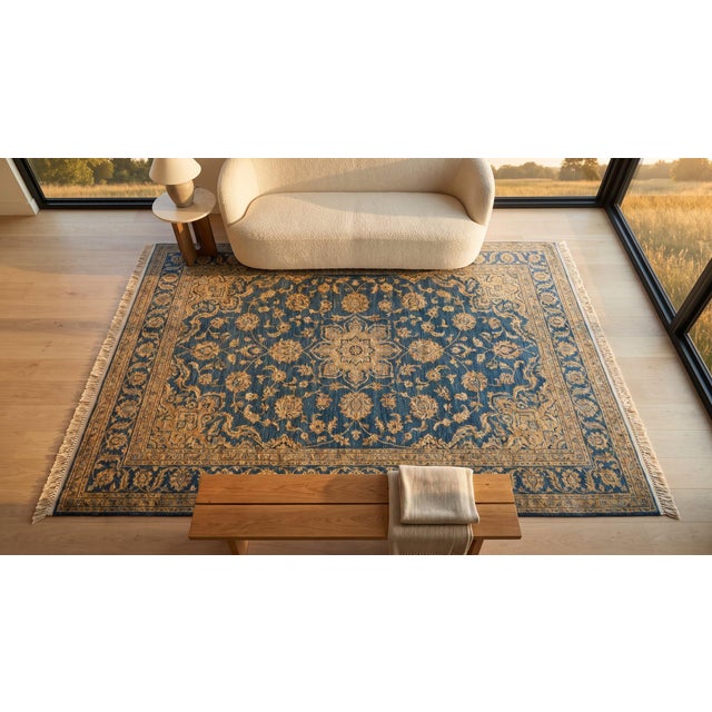Antique Chinese - Ningxia Rug For Sale - Image 4 of 6