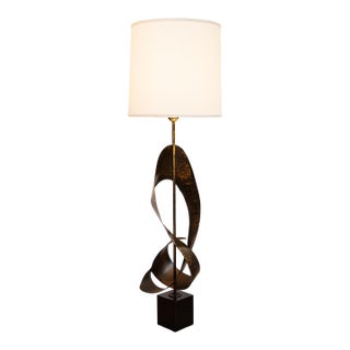 Vintage Mid Century Ribbon Floor Lamp by Laurel Lamp Co. For Sale