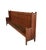 Traditional Early 20th Century Large Antique Paneled Bench For Sale - Image 3 of 8