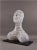Kevin Fulton 1993 Art Glass Figural Bust For Sale - Image 10 of 13